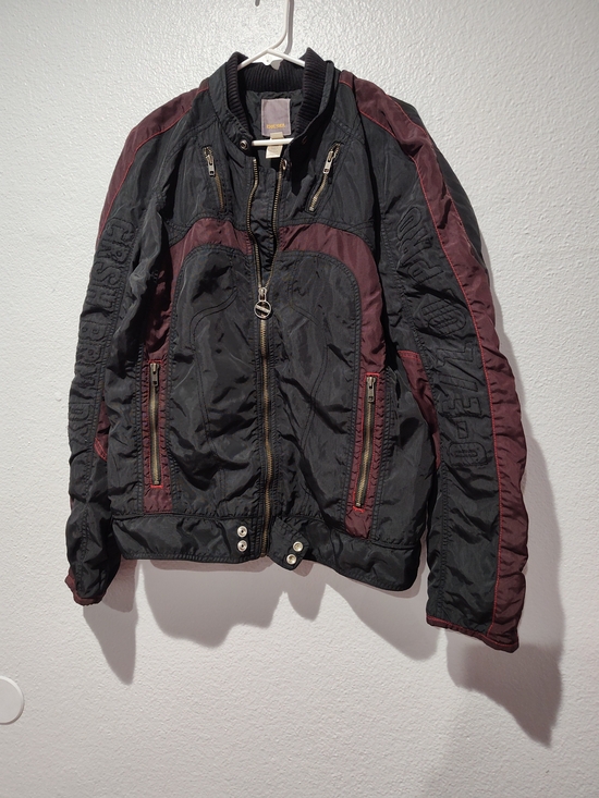 Diesel Other - vintage Diesel Nylon men's Motorcycle/Racing Bomber Jacket size XL